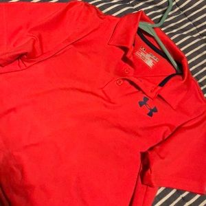 Boys Under Armour dri fit polo